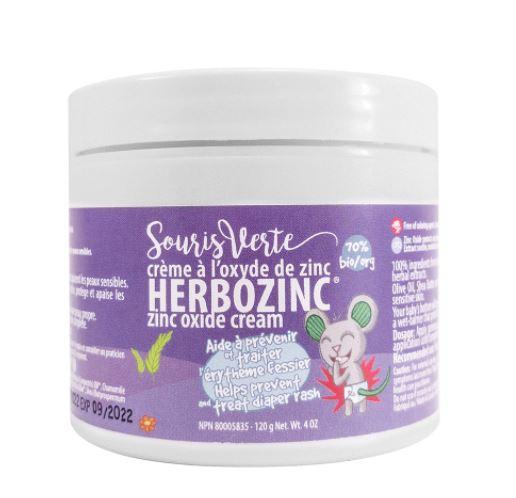 Crème herbozinc - Plusieurs formats - Souris Verte par Souris Verte vendu par MlleetCoco.com