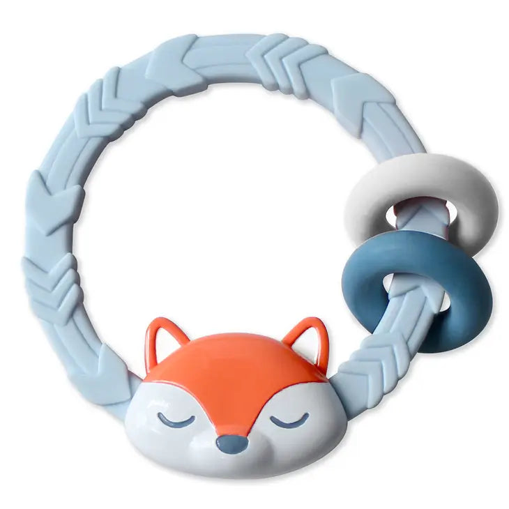 Itzy ritzy hochet dentition silicone renard jouet bebe