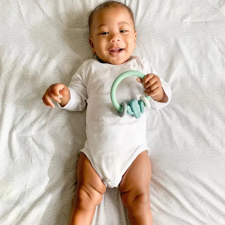 Itzy ritzy hochet dentition silicone cactus jouet bebe