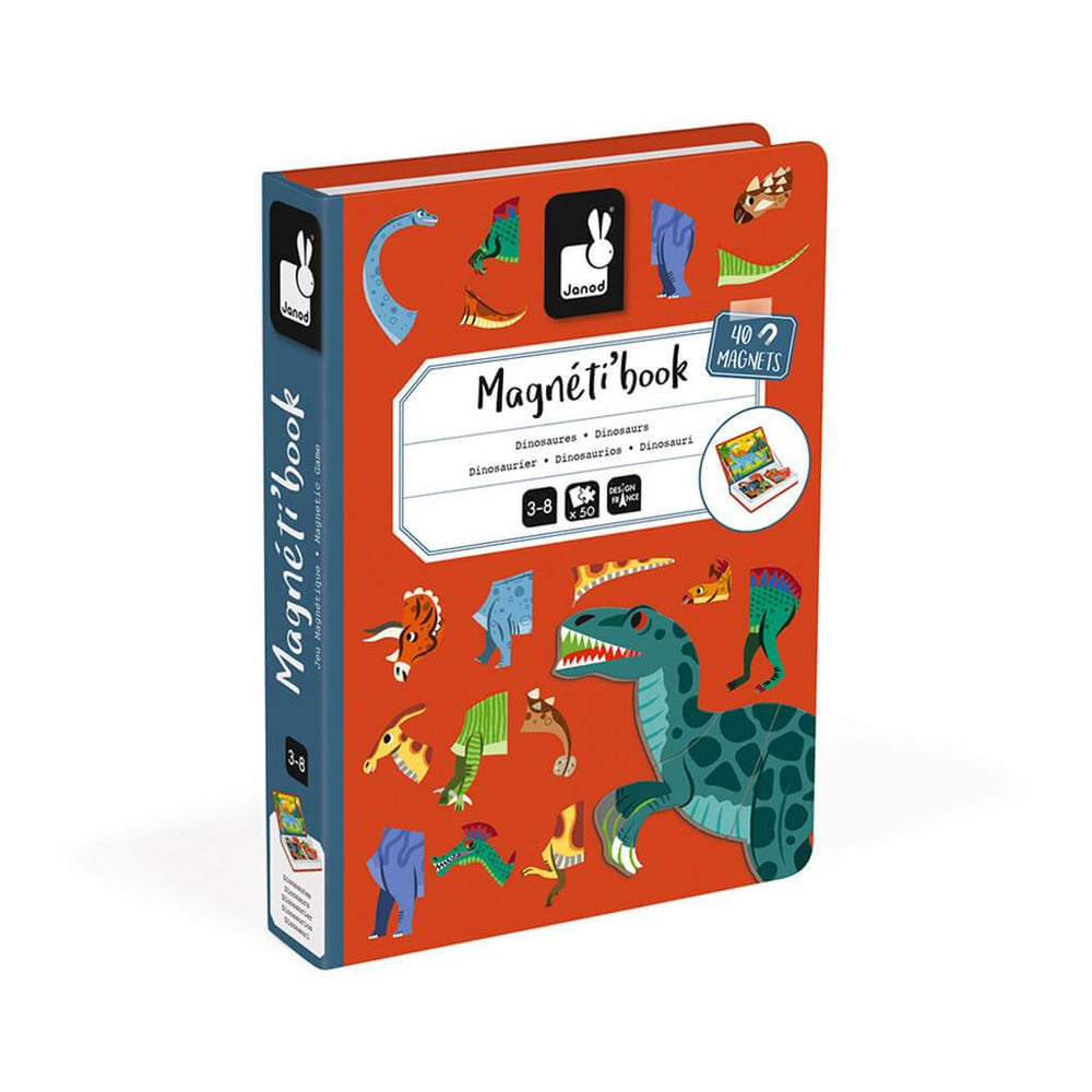 Livre magnétique Magneti'book - Dinosaures - Janod par Janod vendu par MlleetCoco.com