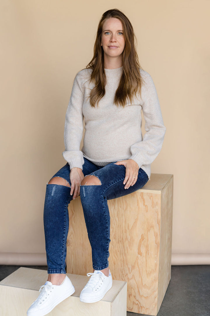 Jeans maternité - Bleu foncé - Rose Maternité Maternité Rose Maternité 