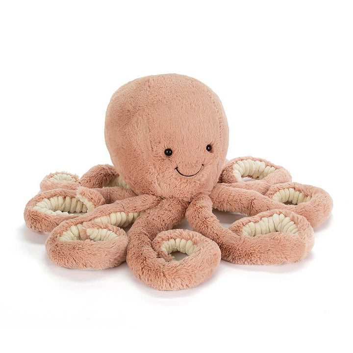 Jellycat toutou peluche pieuvre rose odell 19 pouces