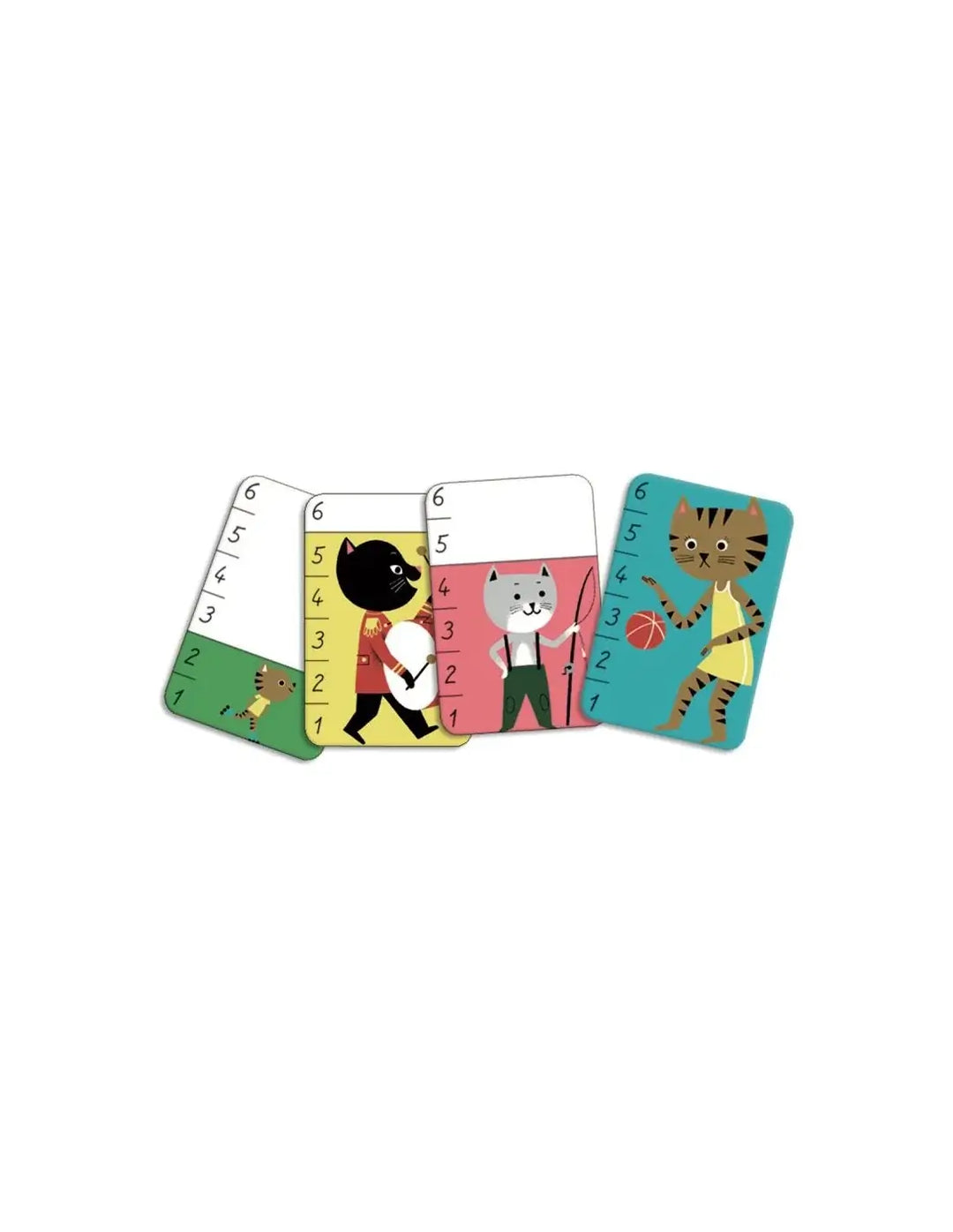 djeco jeu de cartes bataille chats 3 ans
