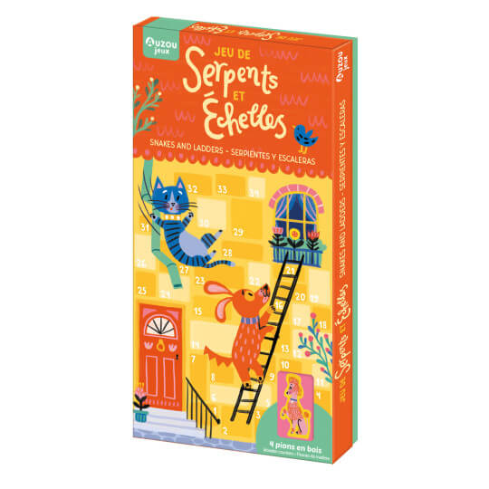 jeu serpents echelles auzou chat chien educatif 
