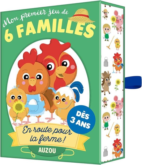 jeu 6 familles en route pour la ferme auzou