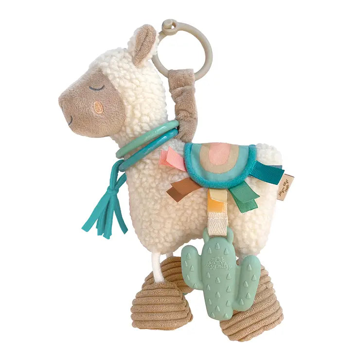 Itzy ritzy jouet activite sensorielle dentition bebe lama