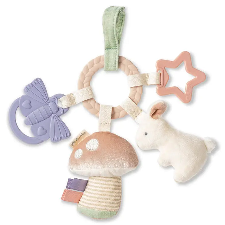 Itzy ritzy jouet eveil sensoriel anneau lapin bebe