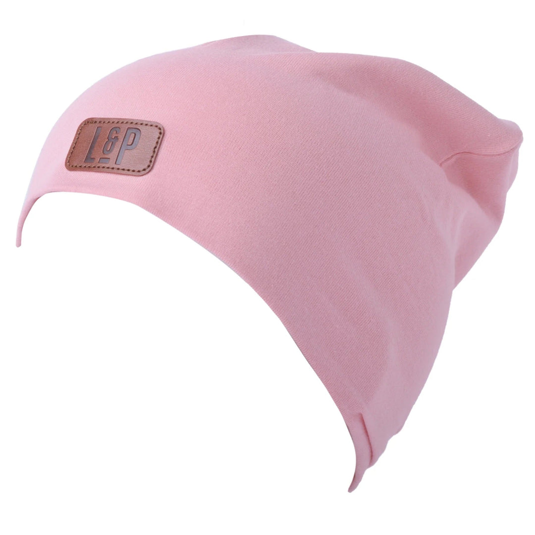 L&amp;p tuque coton boston rose plein air mi-saison printemps automne fille enfant