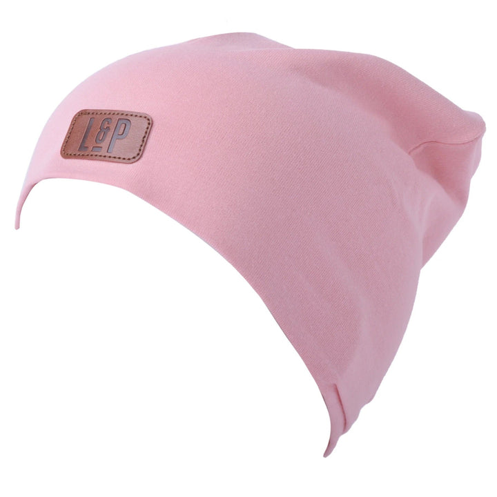 L&amp;p tuque coton boston rose plein air mi-saison printemps automne fille enfant