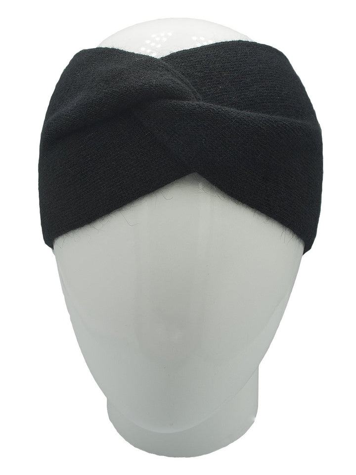 bandeau laine noir lafleur accessoire automne hiver