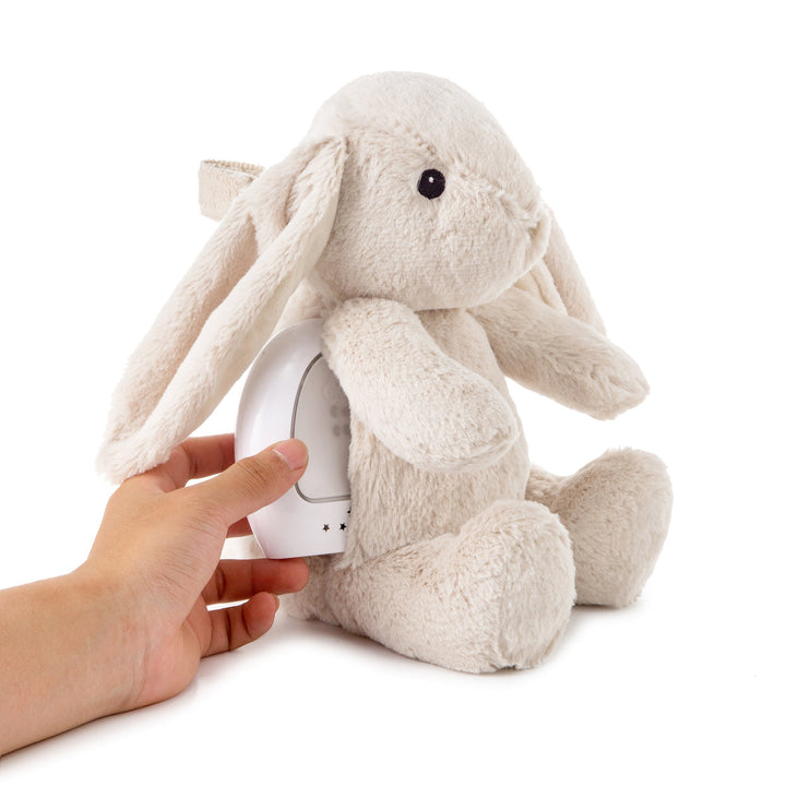 lapin billy lumineux musical peluche nuit reconfort cloudb