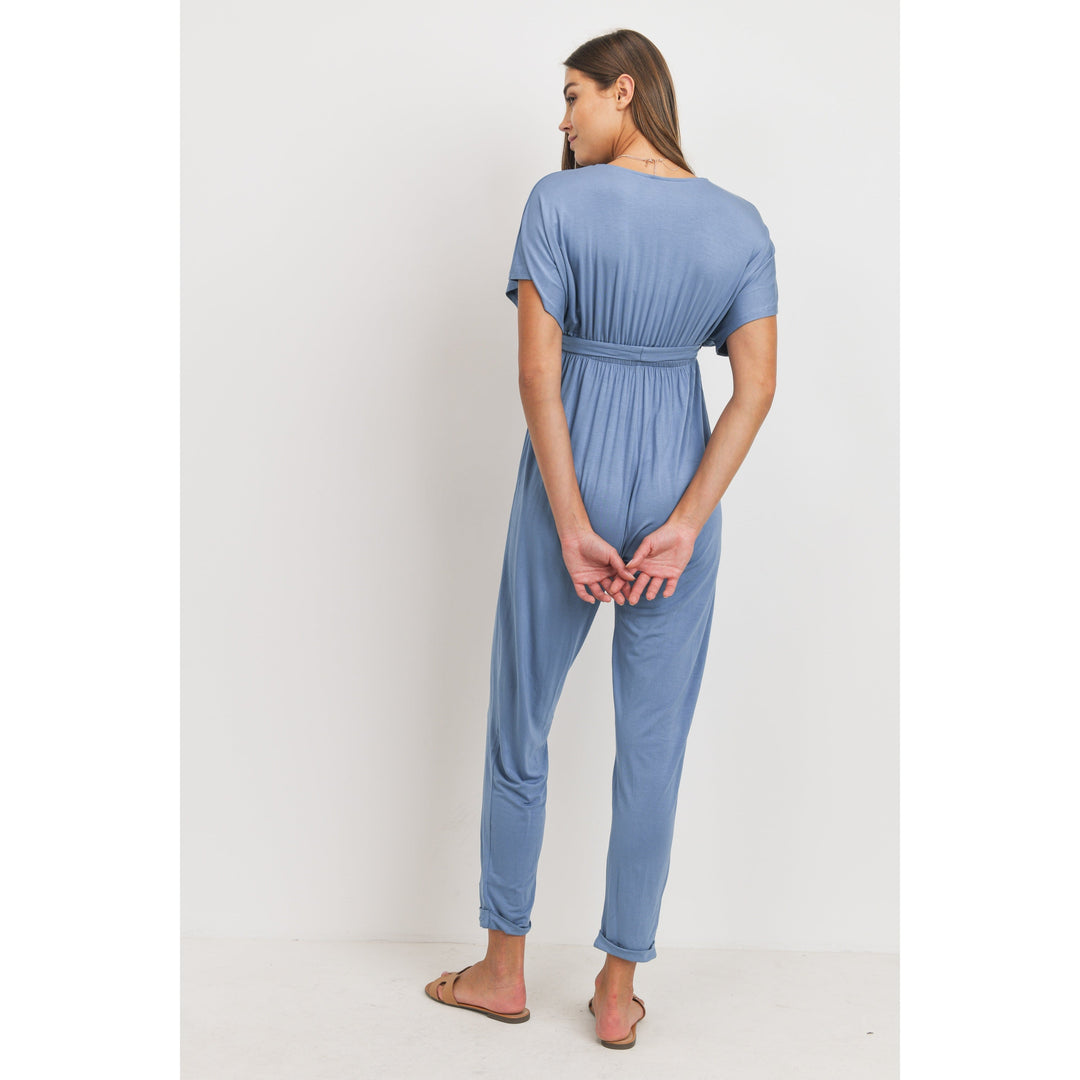combinaison allaitement maternité manche kimono bleu ciel hello miz