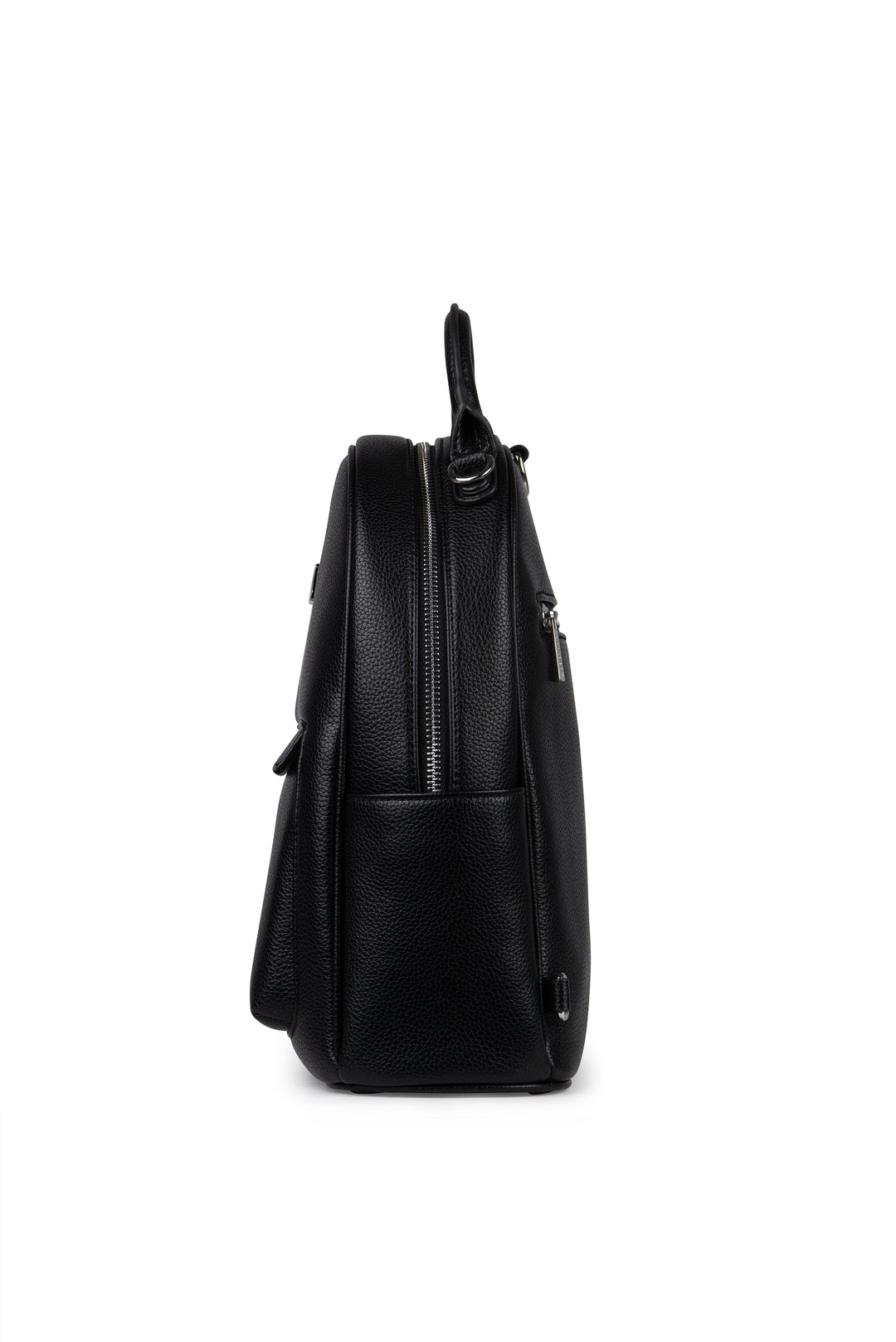 sac dos maude noir lambert cuir vegan compagnie quebecoise