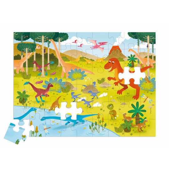 casse-tête dinosaures boite puzzles enfant