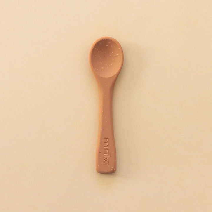 Cuillère en silicone - Plusieurs couleurs - Minika Repas et gourmandise Minika Amande 