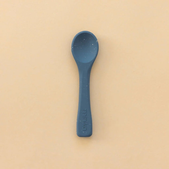 Cuillère en silicone - Plusieurs couleurs - Minika Repas et gourmandise Minika Indigo 
