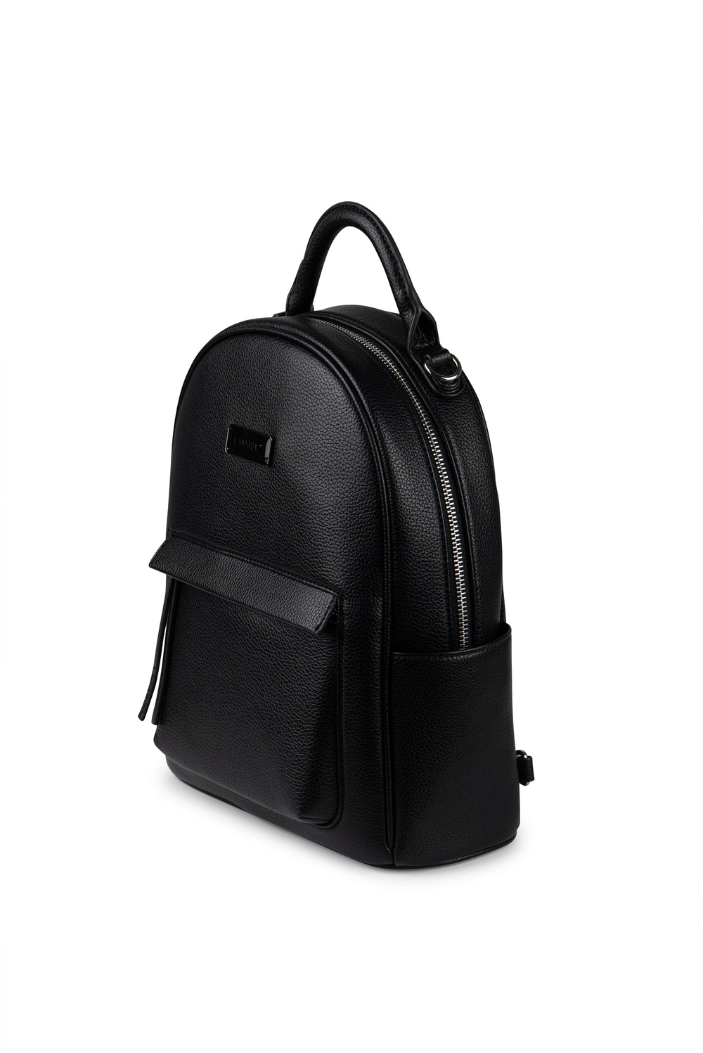 sac dos maude noir lambert cuir vegan compagnie quebecoise