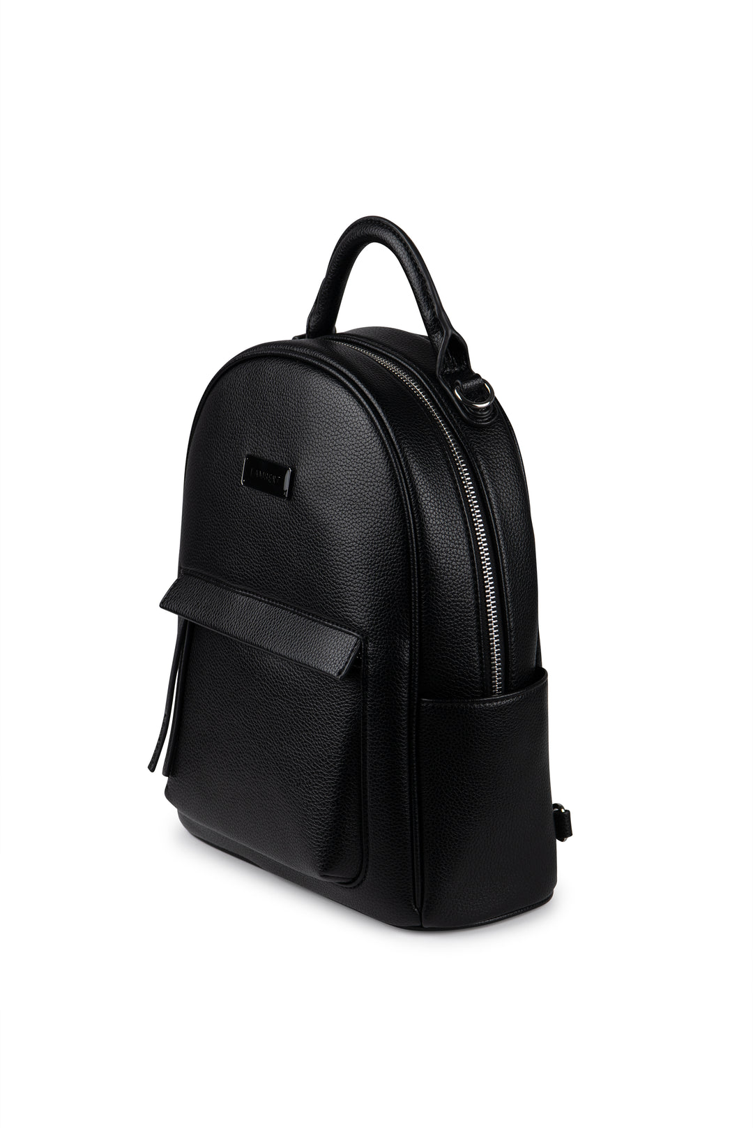 sac dos maude noir lambert cuir vegan compagnie quebecoise