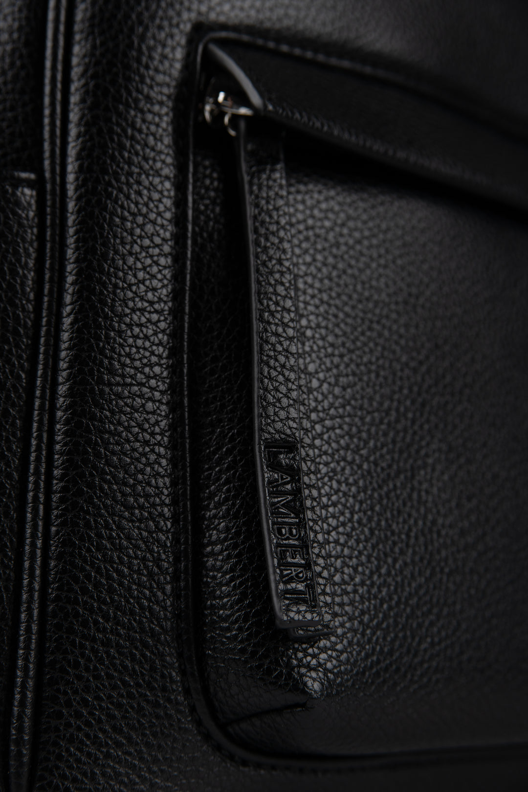 sac dos maude noir lambert cuir vegan compagnie quebecoise