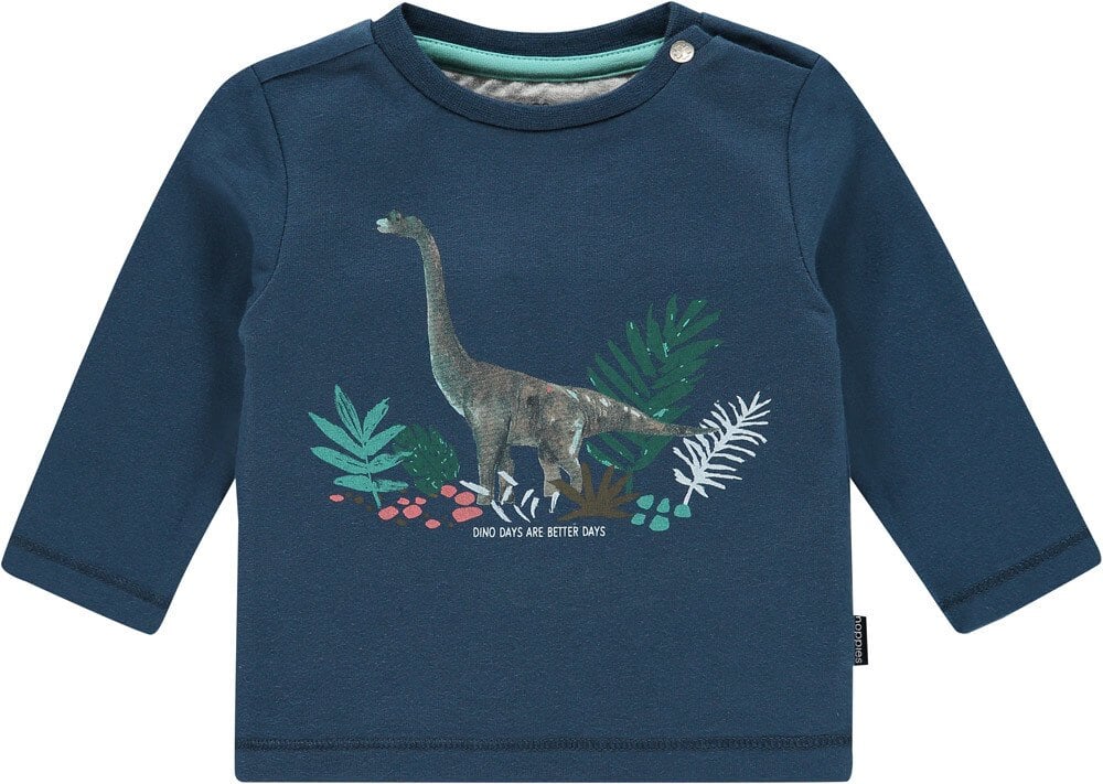 Noppies chandail manches longues dino jungle marine fille vêtement 