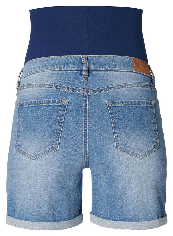 short jeans bleu pale noppies maternite