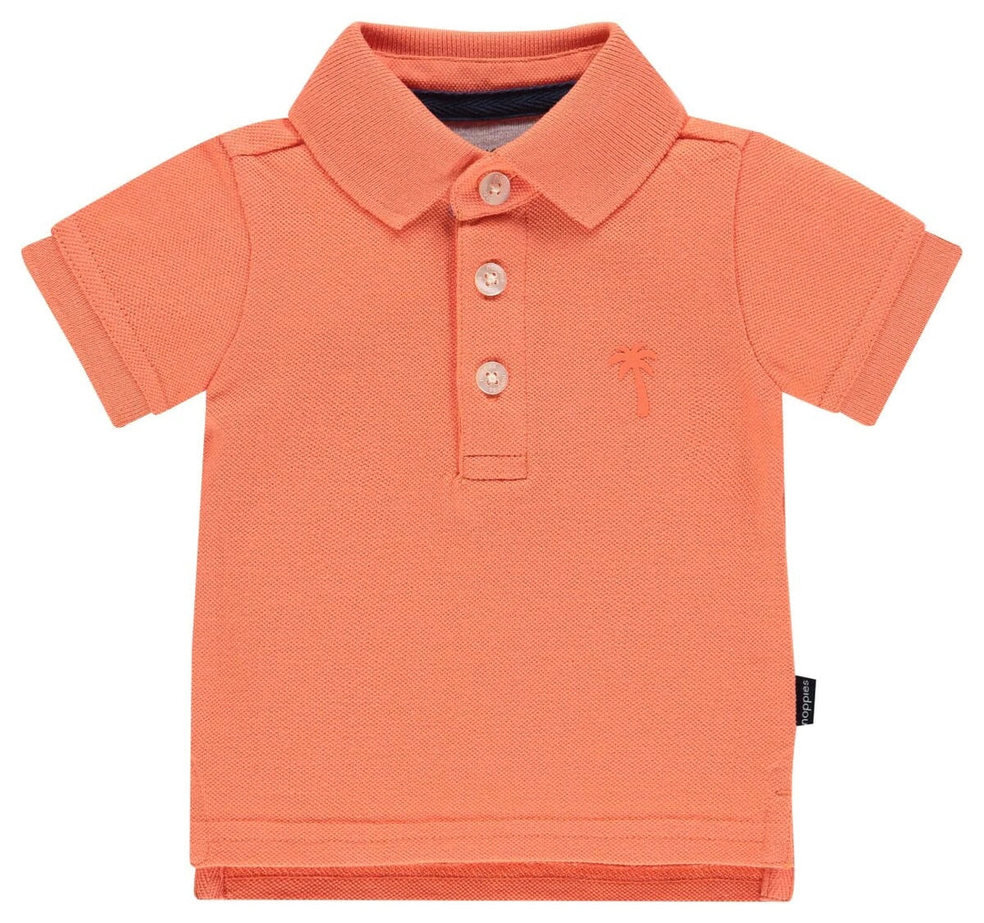 Noppies polo bébé abricot vêtement été orange enfant