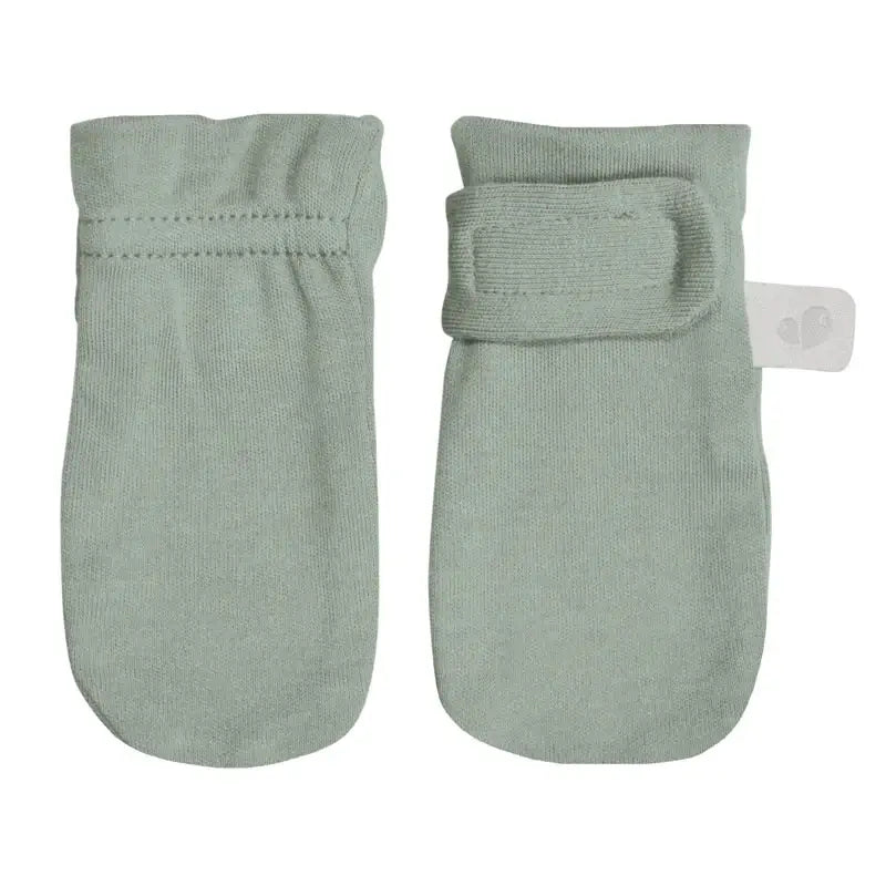 Perlimpinpin mitaines anti egratignure bambou 0-3 mois sauge bebe