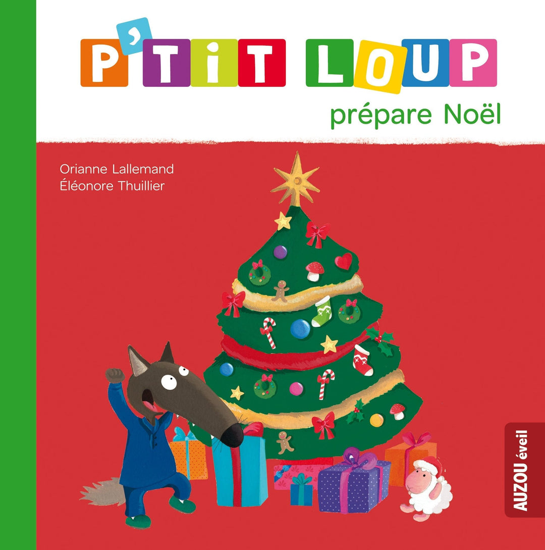 livre ptit loup prepare noel auzou enfant