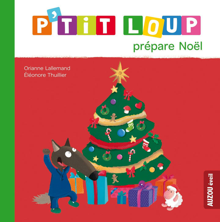 livre ptit loup prepare noel auzou enfant