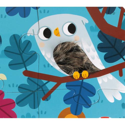 Casse-tête tactile - Les animaux de la forêt 20 morceaux - Janod par Janod vendu par MlleetCoco.com