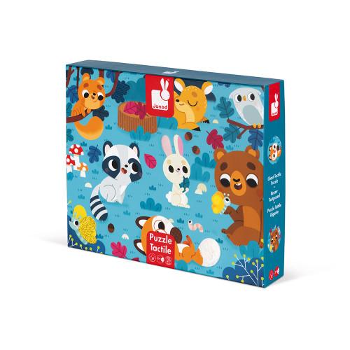 Casse-tête tactile - Les animaux de la forêt 20 morceaux - Janod par Janod vendu par MlleetCoco.com