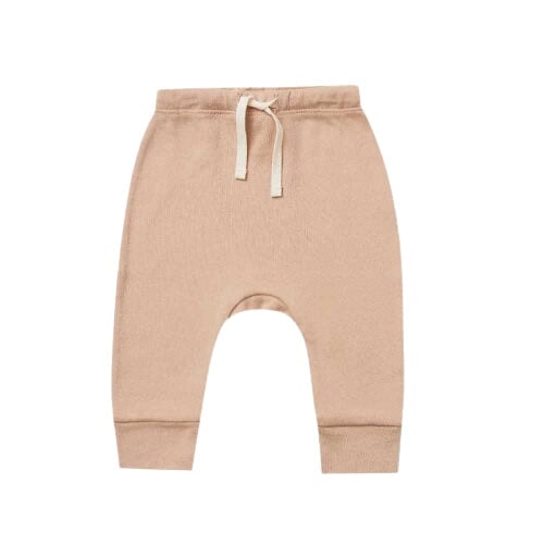 quincy mae pantalon souple beige rosé bébé vêtement fille