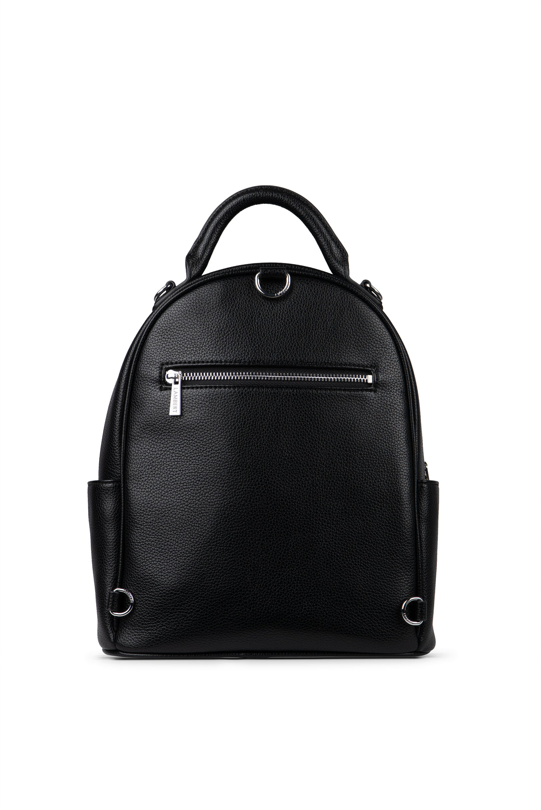 sac dos maude noir lambert cuir vegan compagnie quebecoise