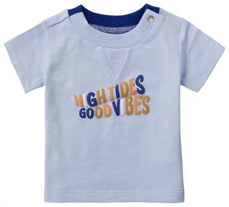 ensemble tshirt bleu ciel short royale vêtement bébé noppies