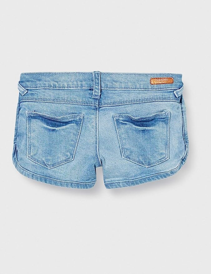 short denim bleu pâle palmier vêtement enfant Noppies