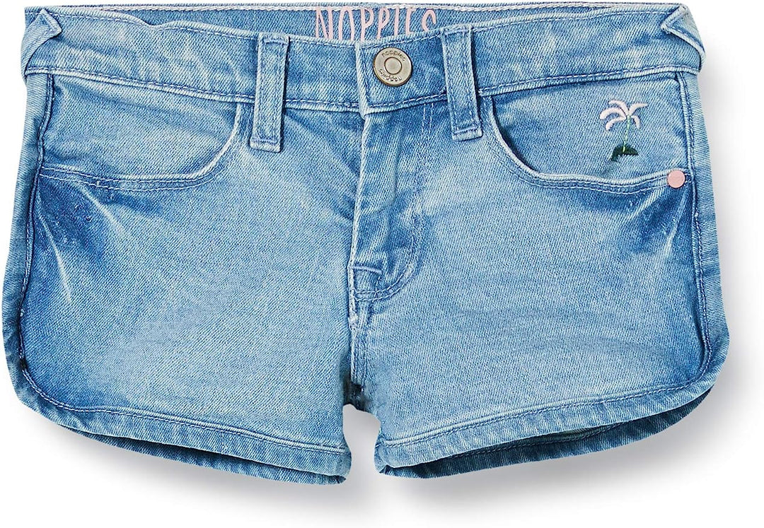 short denim bleu pâle palmier vêtement enfant Noppies