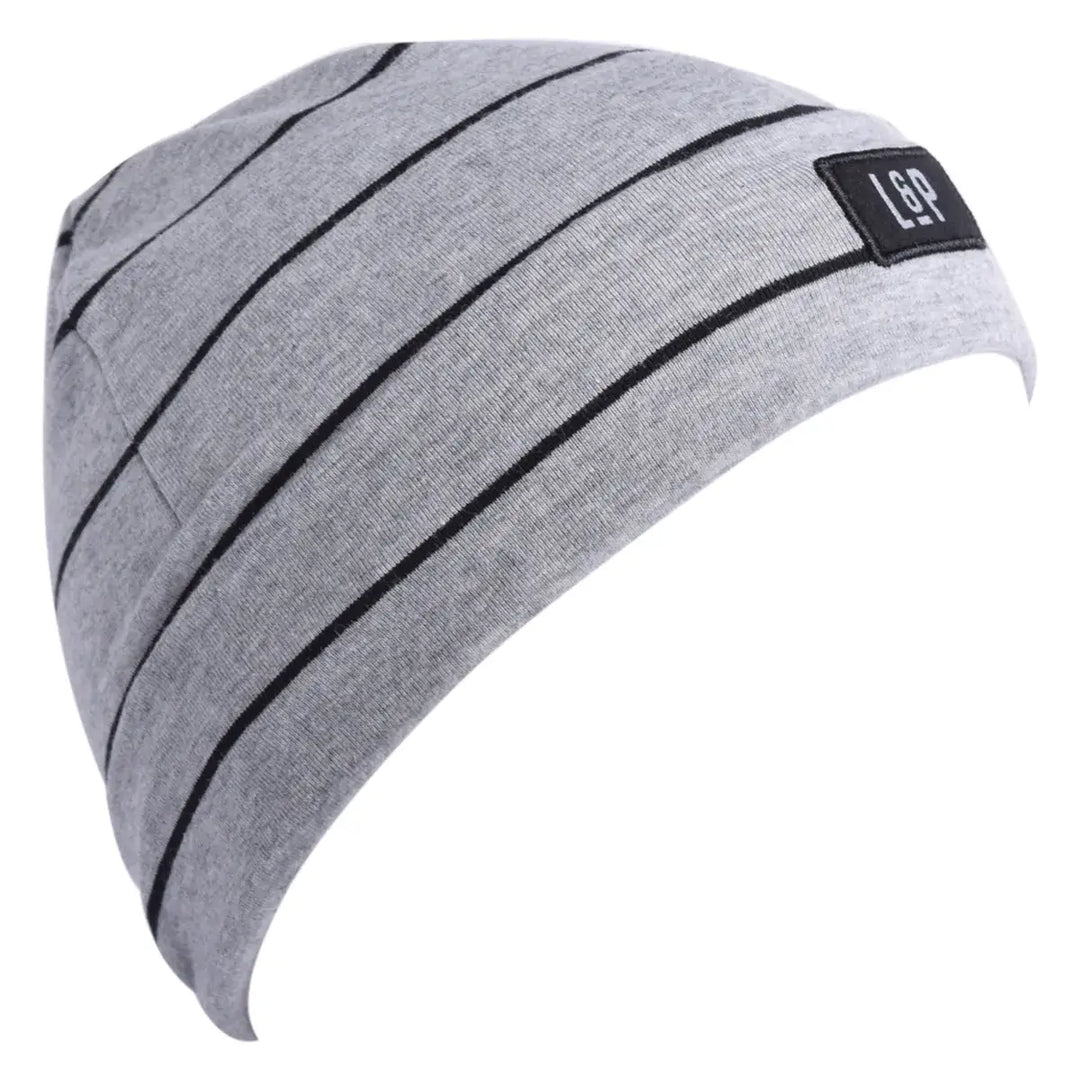 tuque boston lpapparel automne rayé gris noir mixt