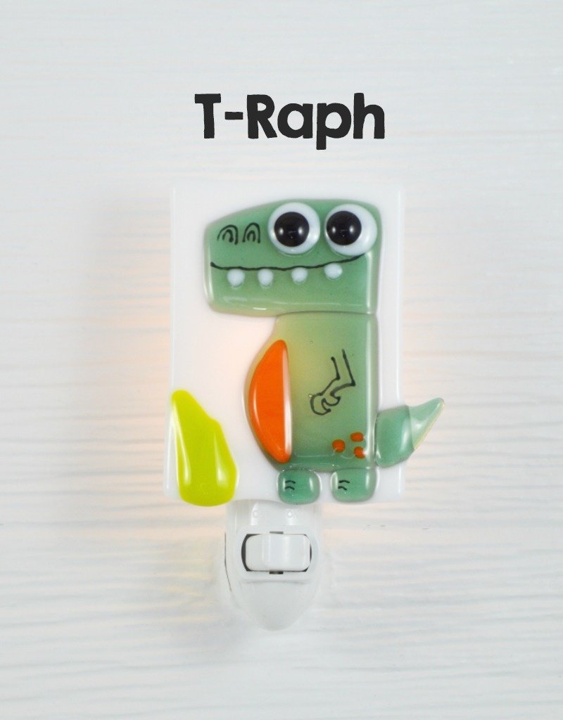 Veilleuse - T-Raph dinosaure - Veille sur toi par Veille sur toi vendu par MlleetCoco.com