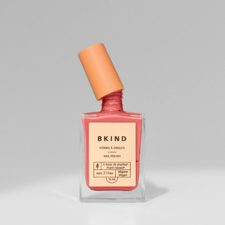vernis sul bord vieux rose bkind base plante 